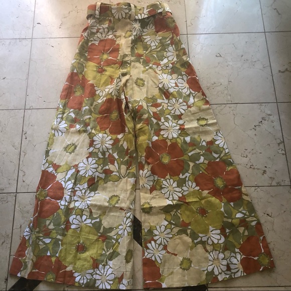 Rare! Anthropologie Faithfull floral pants - Picture 2 of 7